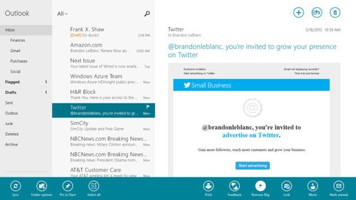 微軟發(fā)布Win8版Mail的首個安全更新 