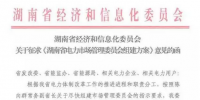 湖南省電力市場(chǎng)管理委員會(huì)組建方案（征求意見稿）