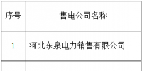 冀北新公示25家售電公司