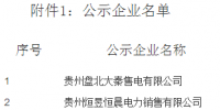 關(guān)于貴州盤北大秦售電有限公司等2家企業(yè)注冊(cè)成為貴州省電力自主交易市場(chǎng)主體相關(guān)信息的公示