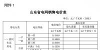 山東：工商業(yè)銷售電價(jià)每千瓦時(shí)平均降低0.0219元