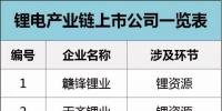 齊了！鋰電產(chǎn)業(yè)鏈上市企業(yè)名錄大全！比亞迪、南都、杉杉、天賜、多氟多......