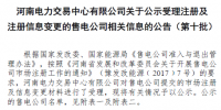 河南對17家售電公司提交的市場注冊及信息變更材料進行了受理