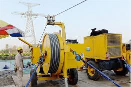 錫盟—泰州特高壓工程蘇2標段建湖境內(nèi)進入放線階