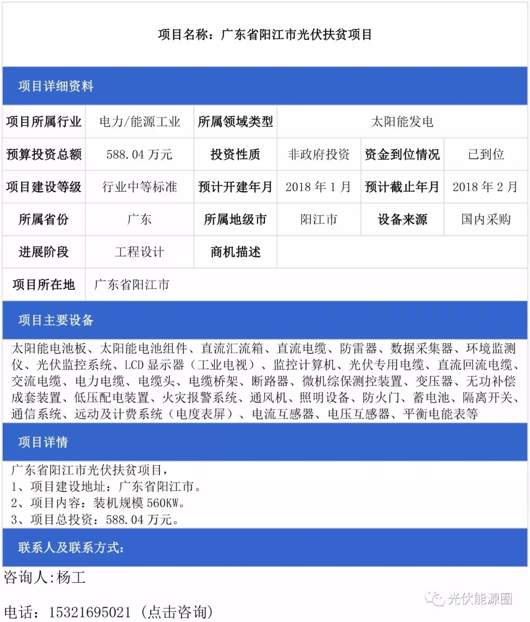河南、廣東、安徽光伏電站項目