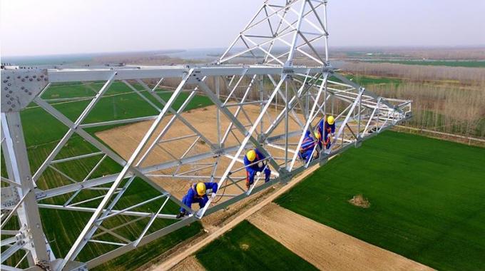 晉蘇線(xiàn)江蘇段完成首次鐵塔自檢消缺作業(yè)