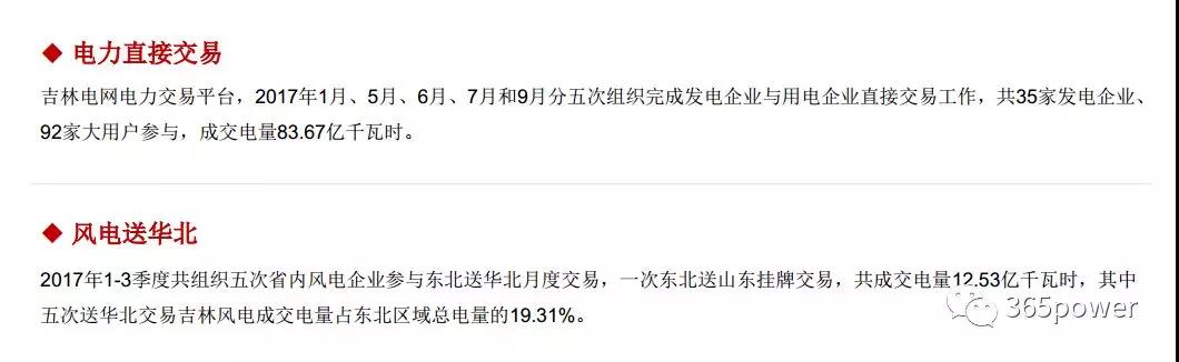 干貨！東北、西北區(qū)域2017售電市場情況