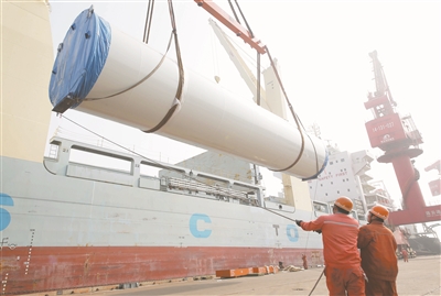 風(fēng)電設(shè)備 批量出口