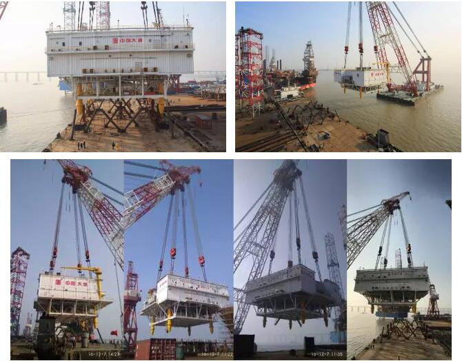 ZPMC國內(nèi)最大海上升壓站組塊即將發(fā)運