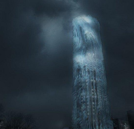 瑞典新型環(huán)保建筑可作風力發(fā)電站和城市景觀