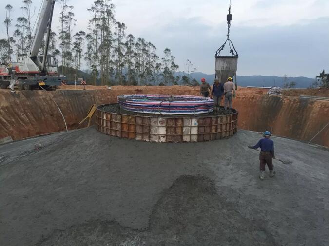 霞浦馬耳山風(fēng)電場項目完成全部風(fēng)機(jī)基礎(chǔ)澆筑任務(wù)