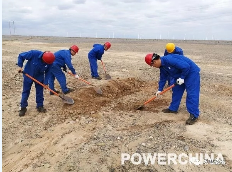 甘肅瓜州風(fēng)電場(chǎng)開(kāi)展防汛抗洪演練