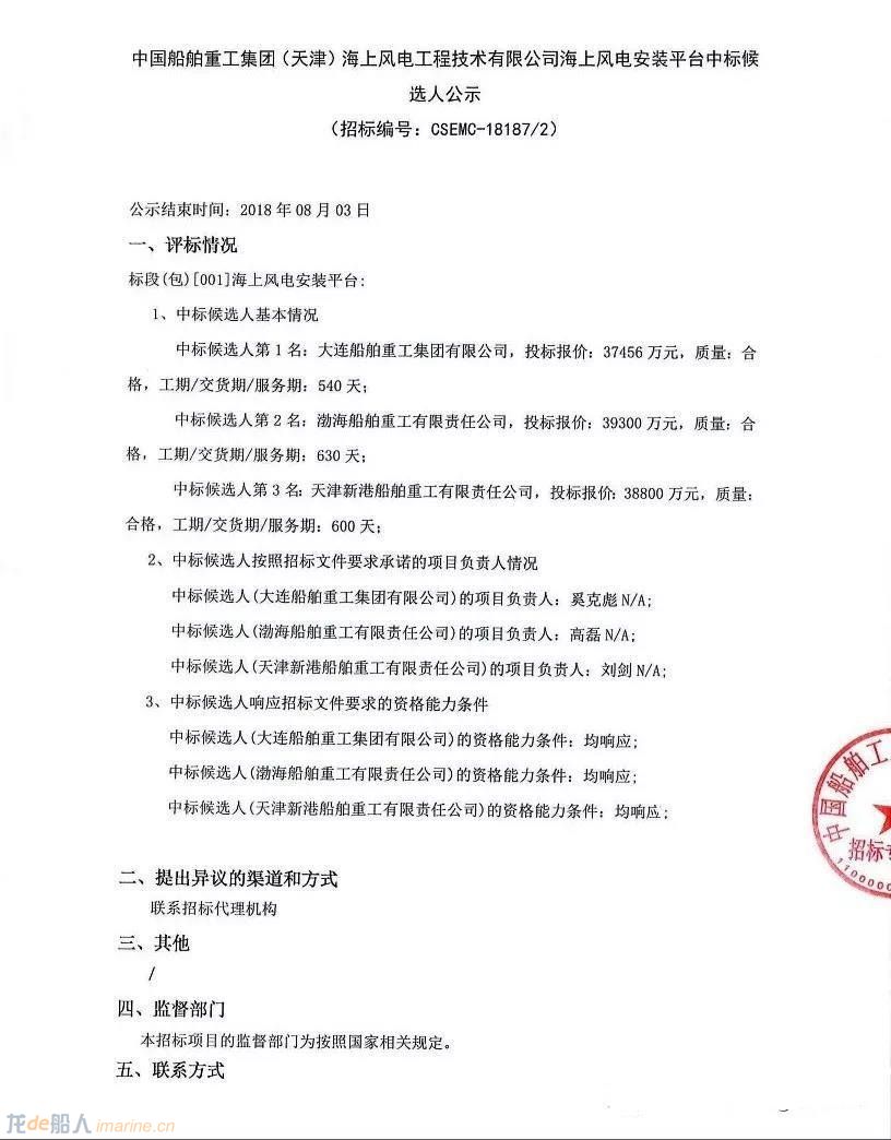 3.7億元！這家船廠將中標(biāo)海上風(fēng)電安裝平臺