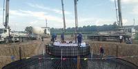 河南開封通許49.5兆瓦風(fēng)電場首臺風(fēng)機(jī)完成混凝土澆筑