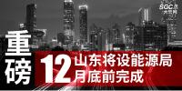 重磅！山東將設(shè)能源局 12月底前完成