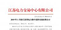 售電錦鯉！江蘇2019年1月集中競(jìng)價(jià)價(jià)差1毛/千瓦時(shí)！