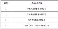 寧夏新增北京推送的4家售電公司 另有6家業(yè)務范圍變更生效